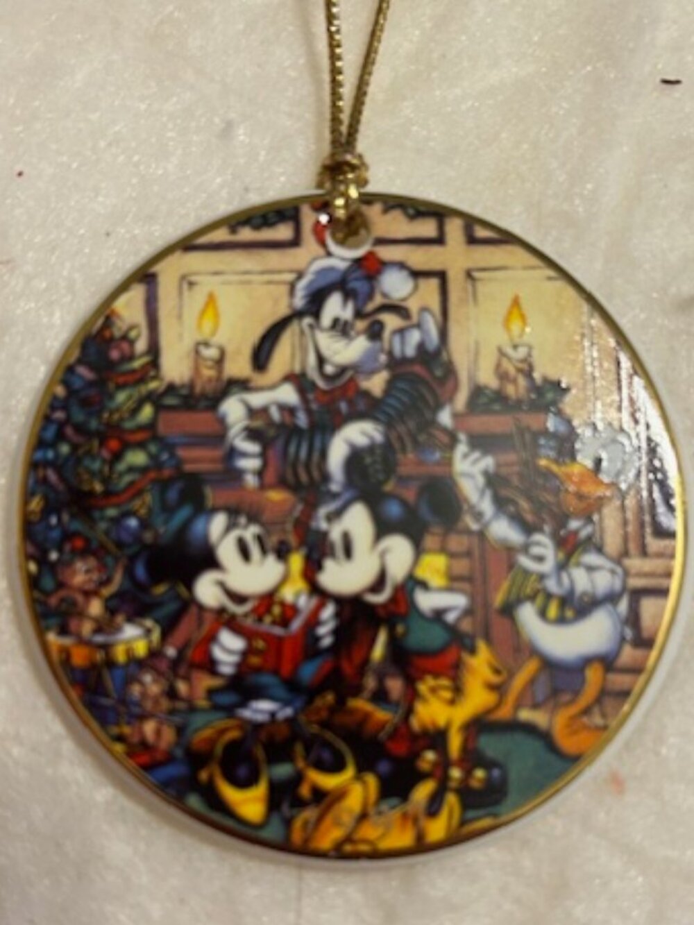 Vintage 1997 Disney Ornament Mickey’s Season of Song Mickey Minnie Donald Goofy